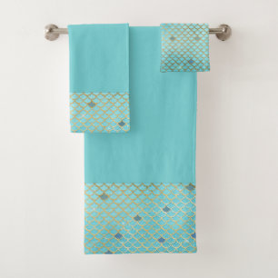 Mermaid Scales Bath Towel Set