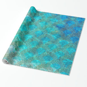 Mermaid Scales Beach Summer Water Sea Fun Wrapping Paper