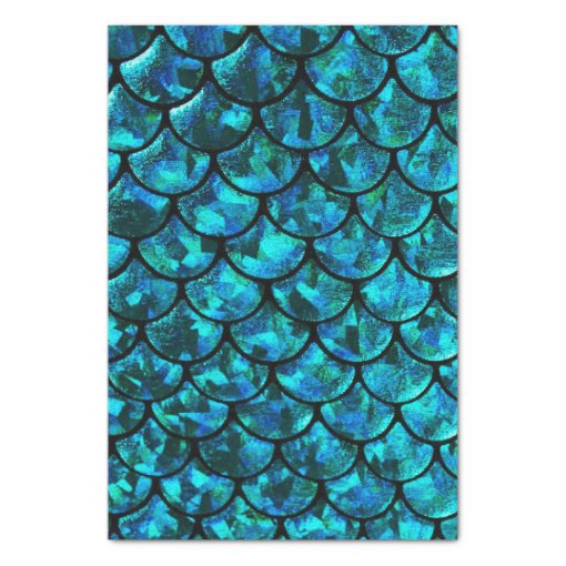 Mermaid Scales Decoupage Tissue Paper | Zazzle