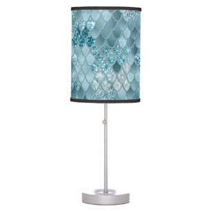 Mermaid Scales Glam #19 (Photo of Glitter Only) Table Lamp