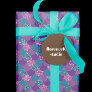 Mermaid Scales Glitter Violet Purple Gold Pink Wrapping Paper