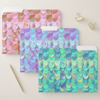 Mermaid Scales Iridescent Colorful