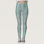 Mermaid Scales Leggings<br><div class="desc">Please your inner mermaid with these delightful aqua leggings in a mermaid scale pattern!</div>