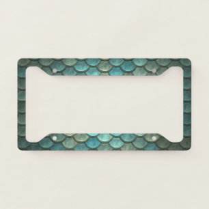 Mermaid Scales License Plate Frame