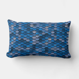 Mermaid Scales Lumbar Pillow