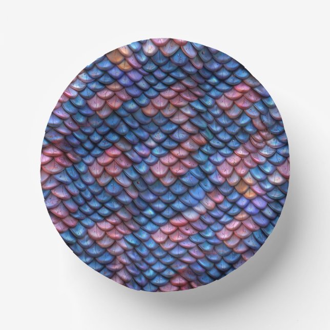 Mermaid Scales Paper Bowls (Front)