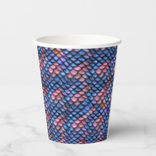 Mermaid Scales Paper Cups