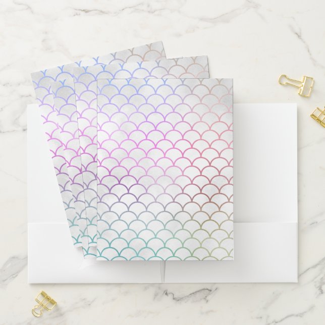 Mermaid Scales Pocket Folder (In Situ)