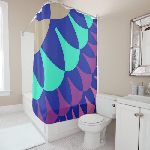 Mermaid Scales Shower Curtain