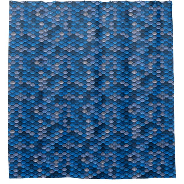 Mermaid Scales Shower Curtain (Front)