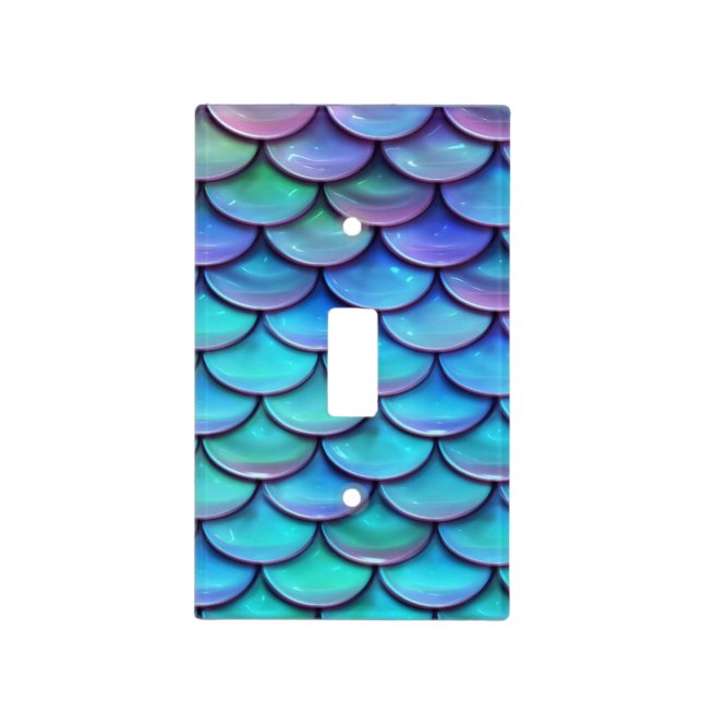 Mermaid Scales Switch Plate (Front)