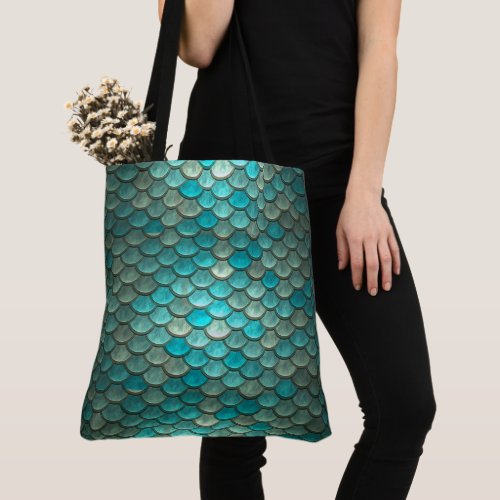 Mermaid Scales Tote Bag