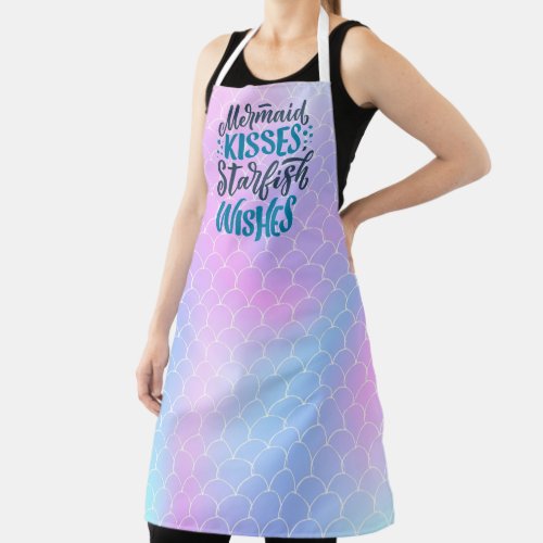 Mermaid Scales with Quote Apron