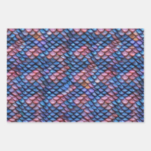 Mermaid Scales Wrapping Paper Sheets