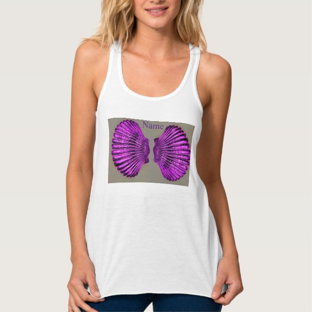 Mermaid scallop shell bra Thunder_Cove Tank Top (Front)