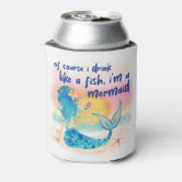 Mint Dolphin Bottle Koozie