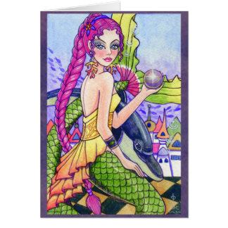 Mermaid Sea Fairy Fantasy by Ann Howard Cards