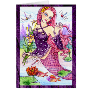 Mermaid Sea Fairy Fantasy Card by Ann Howard