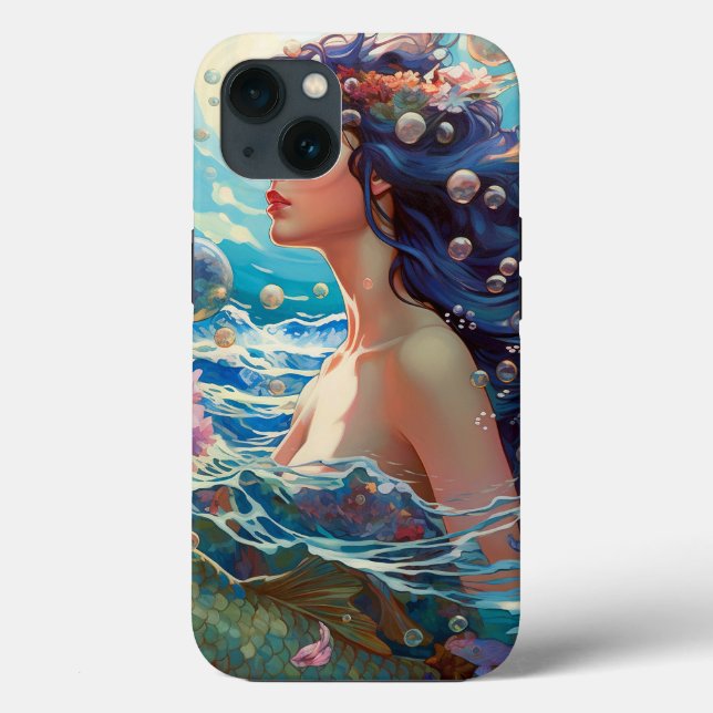 Mermaid Sea Goddess Fantasy Art Case-Mate iPhone Case (Back)
