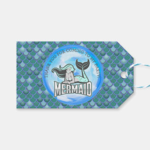 Mermaid Sea Green   Gift Tags