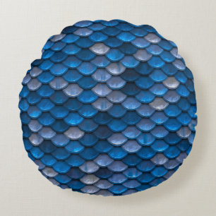 Mermaid Sea Home Decor Round Pillow