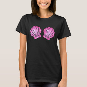 Mermaid Sea Shell Bra Costume  Seashell Halloween  T-Shirt