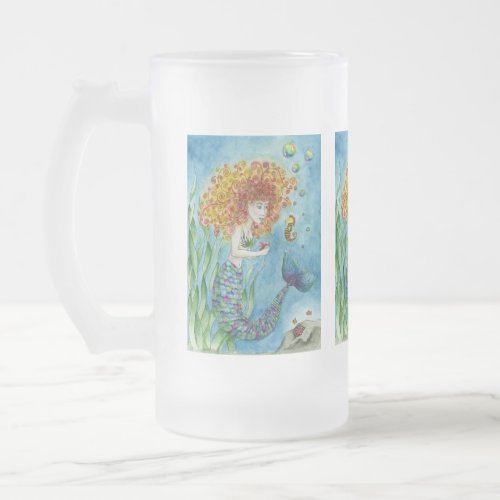 Mermaid _ Seahorse  Extra Large Mug