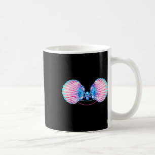 Mermaid Seashell Bra Mermaid Bday Halloween Mermai Coffee Mug