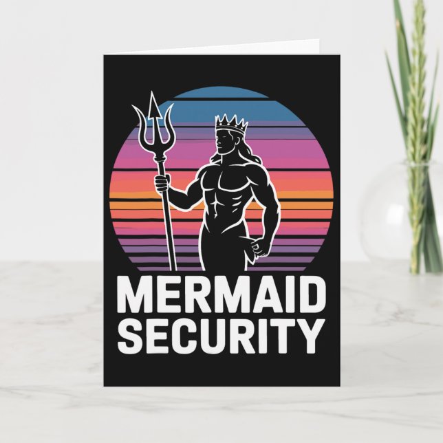 Mermaid Security 1  Card (Front)