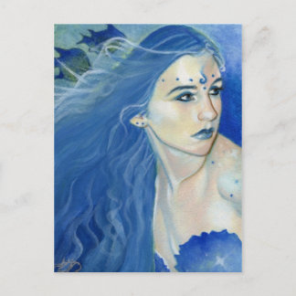 Mermaid Shades of Blue Postcard