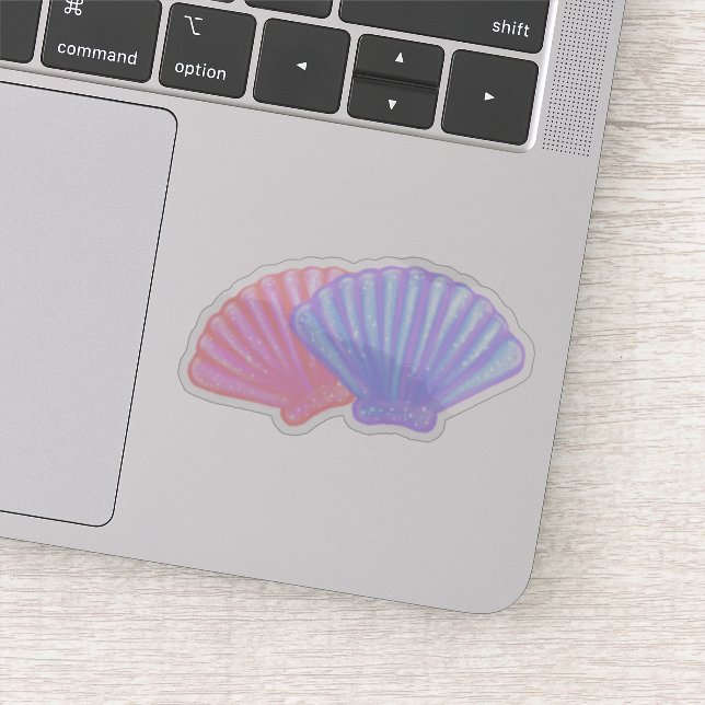 MERMAID Shells Sticker (Detail)