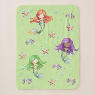 Mermaid Sherpa Blanket
