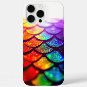 Mermaid Shimmer Iridescent Scales Rainbow Dragon iPhone 16 Pro Max Case