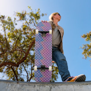 Mermaid Shimmer Scale Skateboard