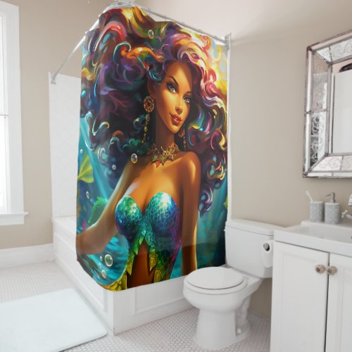 Mermaid  shower curtain