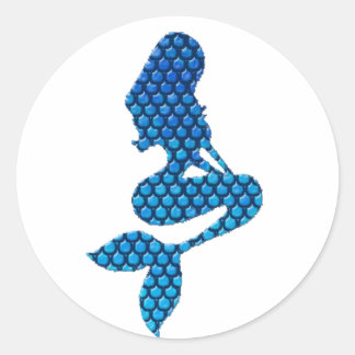 Mermaid silhouette sticker - customize it!