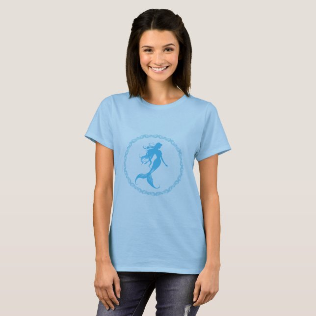 Mermaid Silhouette T-Shirt (Front Full)