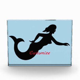 Mermaid Silhouette Thunder_Cove Acrylic Award