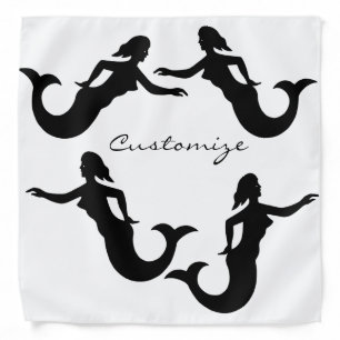 Mermaid Silhouette Thunder_Cove Bandana