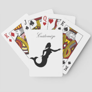 Mermaid Silhouette Thunder_Cove Poker Cards