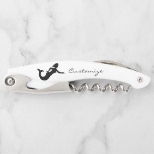 Mermaid Silhouette Thunder_Cove Waiter's Corkscrew