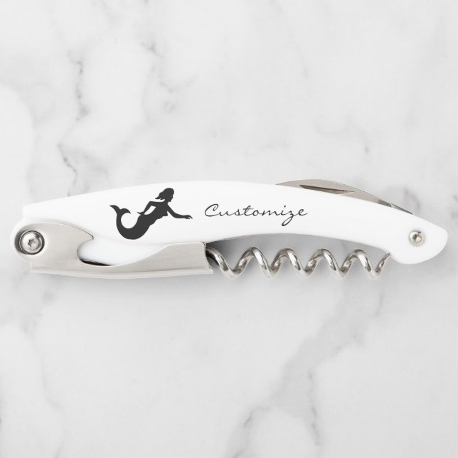 Mermaid Silhouette Thunder_Cove Waiter's Corkscrew (Front)