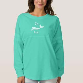 Mermaid Silhouette Women's Spirit Jersey Shirt