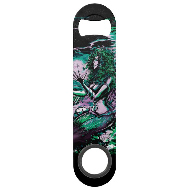 Mermaid Siren Atlantis Pearl Bar Key (Front)
