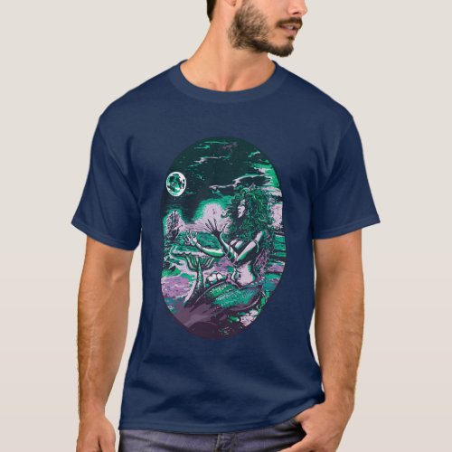 Mermaid Siren Atlantis Pearl T_Shirt