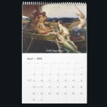 Mermaid Siren Classic Paintings Calendar<br><div class="desc">This calendar features 14 classic paintings of merfolk (mermaids, sirens, etc.) - one for each month, plus one for the front cover and the back cover. Artists include John William Waterhouse and Frederic Leighton to name a few. A nautical mermaidcore item featuring dangerous marine women. Some have fish tails, some...</div>