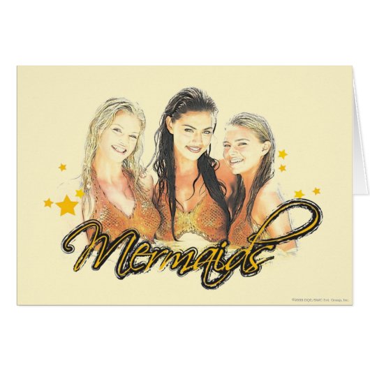 Mermaid Sketch Cards (Front Horizontal)