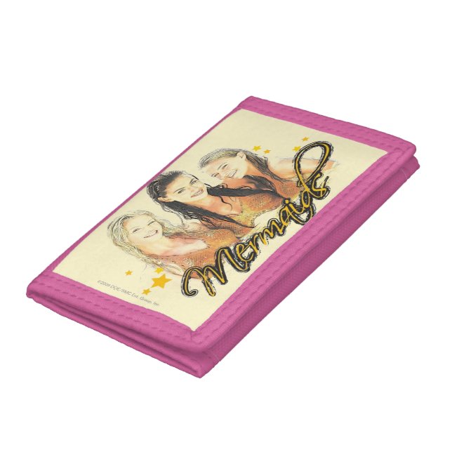 Mermaid Sketch Tri-fold Wallet (Bottom)
