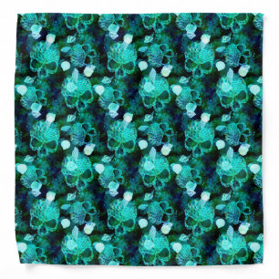 Mermaid Skull Bandana