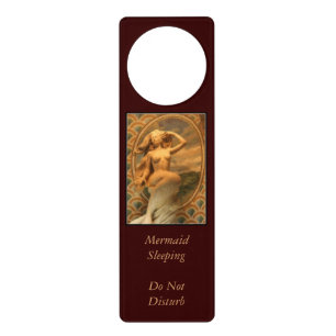 Mermaid Sleeping Door Hanger